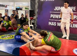 Открытый чемпионат Бразилии по мас-рестлингу в рамках Arnold Sport Festival South America 
