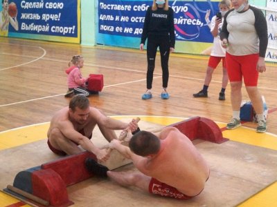 В Тосно соревновались мас-рестлеры Ленинградской области