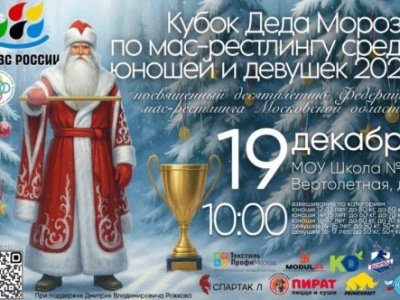 Кубок Деда Мороза по мас-рестлингу среди юношей и девушек 2025, посвященный 10-летию Федерации мас-рестлинга Московской области